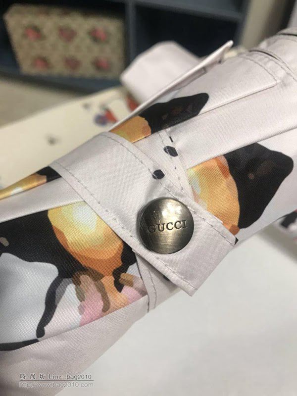 GUCCI古馳傘 怪獸新款 最新火爆單品 G家自動傘 晴雨傘 防曬隔熱 防紫外線  zm1098